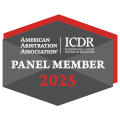 American Arbitration Association Panel Member